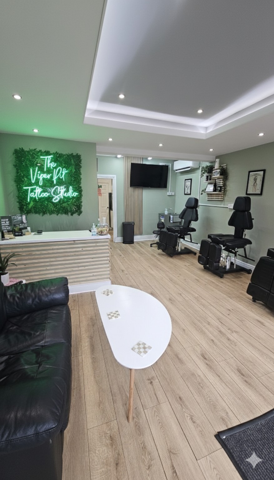 Inside The Viper Pit Tattoo Studio in Irlam